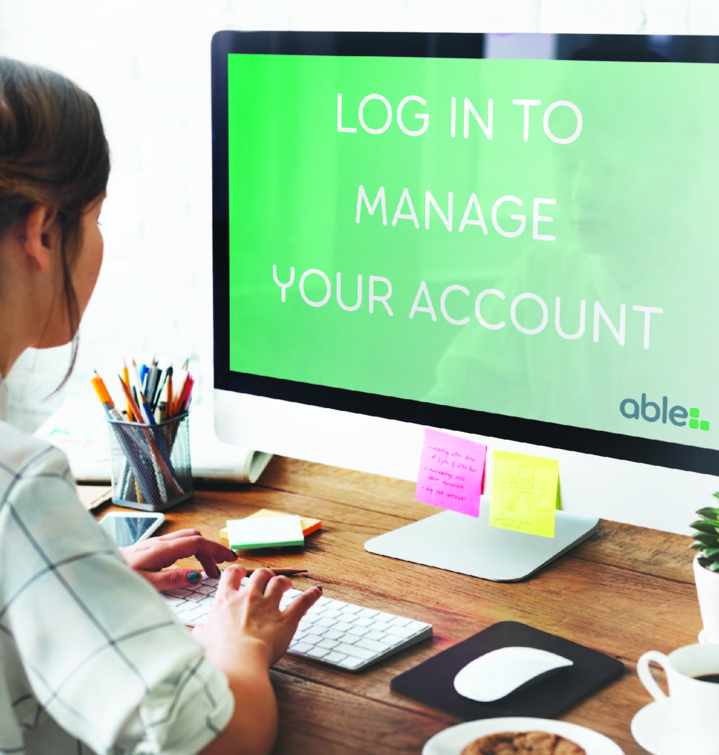 Log in to manage your account